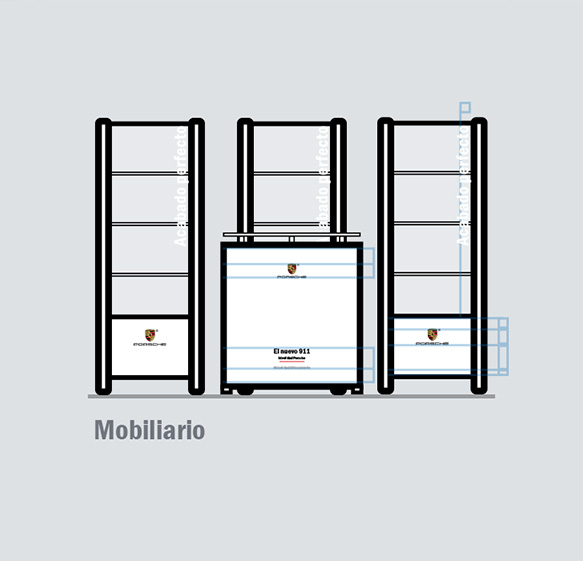porsche stand design insignia multimedia